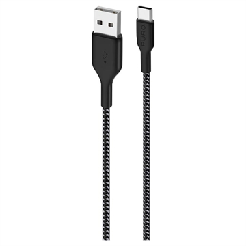Puro Fabric Ultra-Strong USB-A / USB-C Kabel - 1.2m, 30W