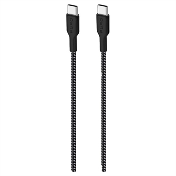 Puro Fabric Ultra-Strong USB-C / USB-C Kabel - 1.2m, 30W
