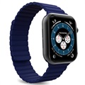 Puro Icon Link Apple Watch Series 7/SE/6/5/4/3/2/1 Gurt - 45mm/44mm/42mm - Blau