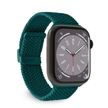 Apple Watch Series Ultra 2/Ultra/10/9/8/SE (2022)/7/SE/6/5/4/3/2/1 Puro Loop Gurt - 49mm/46mm/45mm/44mm/42mm - Dunkel Grün