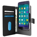 Puro Slide Universal Smartphone Schutzhülle mit Geldbörse - XL (Offene Verpackung - Zufriedenstellend) - Schwarz