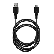 Puro USB-A / USB-C Charge & Sync Cable - 2m - Schwarz