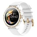 Elegante Wasserdichte Smartwatch QR02 - Silikonarmband