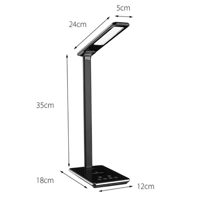 Qi Wireless Ladegerät mit LED Lampe und USB Anschluss WD102 Weiß Qi Wireless Ladegerät mit LED Lampe und USB Anschluss WD102 Weiß