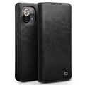 Qialino Classic Xiaomi Mi 11 Lederhülle mit Geldbörse - Schwarz