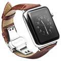 Apple Watch Series SE/6/5/4/3/2/1 Qialino Leder Armband - 42mm, 44mm