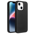 Qialino Premium iPhone 12 Pro Max Lederhülle - Schwarz