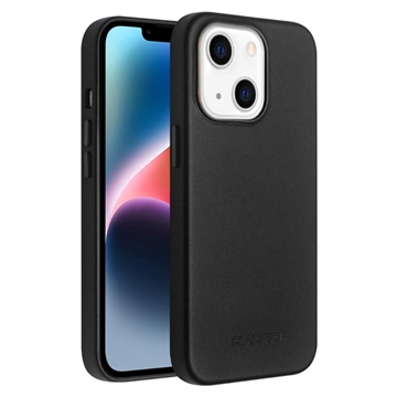 Qialino Premium iPhone 12 Pro Max Lederhülle - Schwarz