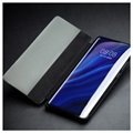 Qialino Smart View Huawei P30 Leder Flip Case - Schwarz