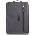 Qialino Wasserabweisende Nano-Textil Laptop-Tasche mit Tragegurt - 13" - Grau