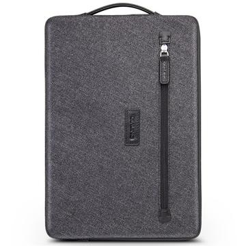 Qialino Wasserabweisende Nano-Textil Laptop-Tasche mit Tragegurt - 13" - Grau