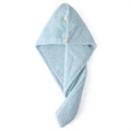 Schnell Trocknend Doppellagig Turban Haartuch - Blau