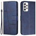 Samsung Galaxy A32 (4G) Quilted Serie Wallet Hülle mit Ständer - Blau