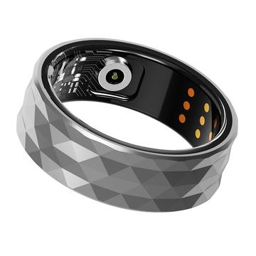 R12M Wasserdichter Smart Ring - Größe: 19.8mm - Silber