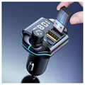 RGB Bluetooth FM Transmitter / Auto-Schnellladegerät ZTB-A10 - 20W - Schwarz