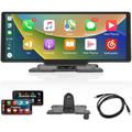 RH-W517 10.3" drahtloser CarPlay / Android Auto Bildschirm mit FM-Transmitter und Bluetooth-Konnektivität