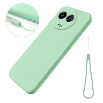 Realme 11/11x Liquid Silikonhülle - Grün