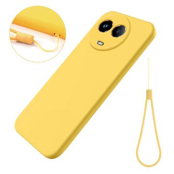 Realme 11/11x Liquid Silikonhülle - Gelb