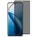 Realme 12 Pro/12 Pro+ Privacy Full Cover Panzerglas - 9H - Schwarz Rand