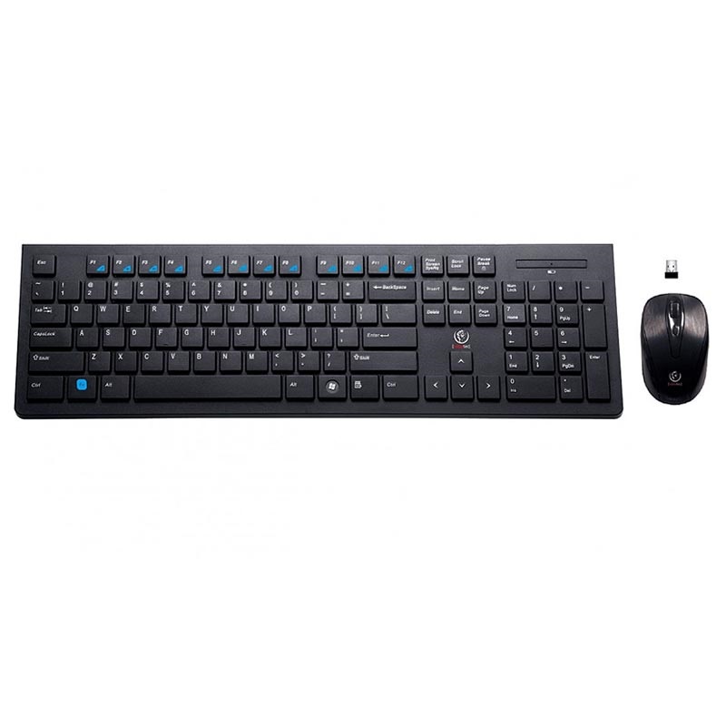 Rebeltec Maximus Drahtlose Multimedia Tastatur Maus Set Schwarz