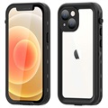 Redpepper Dot+ iPhone 13 Mini Wasserdichte Hülle - IP68 - Dunkelgrau / Schwarz