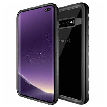 Redpepper IP68 Samsung Galaxy S10 Wasserdichte Hülle - Schwarz / Durchsichtig