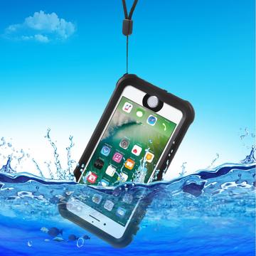 iPhone 7/8/SE (2020)/SE (2022) Redpepper IP68 Unterwasserhülle - Schwarz / Durchsichtig