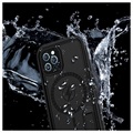 Redpepper iPhone 12 Pro Max Magnetische Wasserdichte Hülle - Schwarz