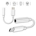 Reekin Hochwertiger USB-C / 3.5mm Adapter - Weiß