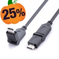 Reekin Hochgeschwindigkeits-HDMI-Kabel mit Ethernet - Full HD, 270° - 3m