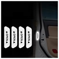 Reflektierend Fluoreszierend Warnung Auto Strips - 4 Stk. - Weiß