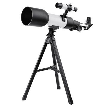 Refraktorteleskop mit Stativ für Einsteiger - 90x, 60mm, 360mm