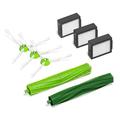 Ersatzteilset für iRobot Roomba i3/i4/i6/i7/E5/E6/E7 - Hauptbürste, Seitenbürsten und Filter - 8 Teile.
