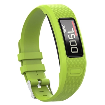 Garmin Vivofit 1/2 Ersatz-Silikonarmband mit integriertem Rahmen - Hellgrün