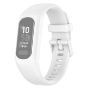 Garmin Vivosmart 5 Ersatz-Silikonarmband mit integriertem Rahmen - Weiß