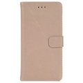 Huawei P9 Lite Retro Handytasche - Beige