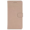 Huawei P9 Lite Retro Handytasche - Beige