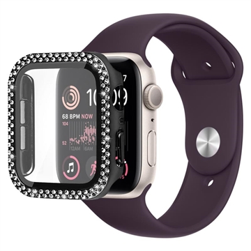 Apple Watch Series 7 Cover mit Panzerglas - 45mm - Schwarz