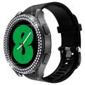 Strass Dekorativ Samsung Galaxy Watch5 Cover - 44mm - Durchsichtig