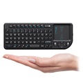 Rii X1 Mini Drahtlose Tastatur mit Touchpad - Schwarz