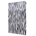 iPad 9.7 2017/2018 Rotierend Case - Zebra