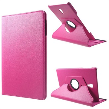 Samsung Galaxy Tab A 10.5 Rotierend Folio Hülle - Hot Pink