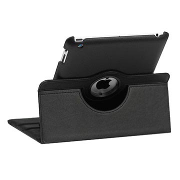 Rotary Hülle - iPad 2, iPad 3, iPad 4 - Schwarz