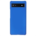 Google Pixel 6a Gummierter Kunststoff Cover - Blau