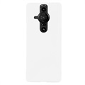 Sony Xperia Pro-I Gummierte Kunststoff Hülle - Weiß