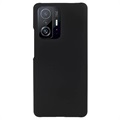 Xiaomi 11T/11T Pro Gummierte Kunststoff Cover - Schwarz