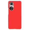 Huawei Nova 9/Honor 50 Gummierte Kunststoff Hülle - Rot
