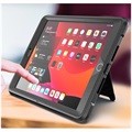 Rugged Serie iPad 10.2 2019/2020/2021 Hybrid Hülle mit Stand - Schwarz