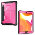 Rugged Serie iPad 10.2 2019/2020/2021 Hybrid Hülle mit Stand - Hot Pink