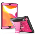 Rugged Serie iPad 10.2 2019/2020/2021 Hybrid Hülle mit Stand - Hot Pink